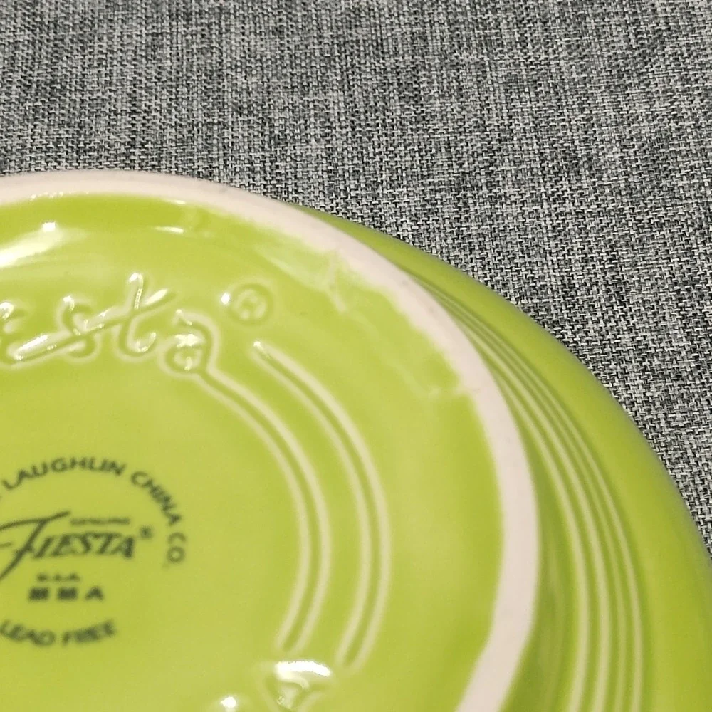Fiesta Chartreuse Medium & Small Flared Mixing Bowl Set Free Shipping